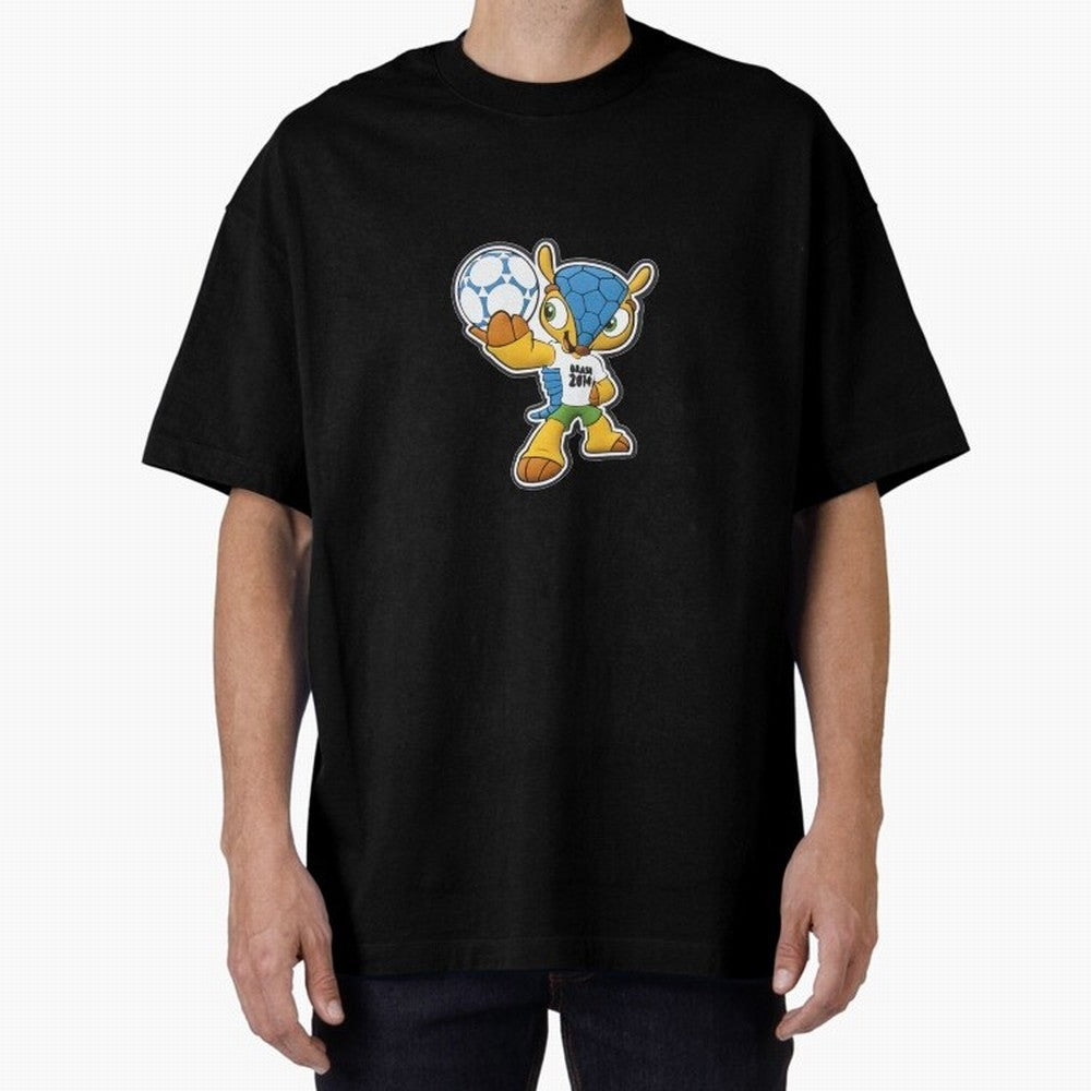 Brazil 14 Oversized T-Shirt Step into FIFA World Cup 2026 Group Stage for Fans of CR7 and Messi and Brazil, Bringing Fan Favorite Moments, National Team Passion, Big Match Drama and Soccer History; Ideal for Passionate Fans Who Love Underdog