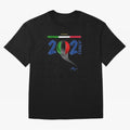 Italy Football - Italian Soccer National Team Oversized T-Shirt Represent Fans Who Live for Match Day Hype around FIFA World Cup 2026 Group Stage, Cristiano Ronaldo, Haaland and CR7, Brazil, Portugal and Argentina, Champion Mindset, Group Stage