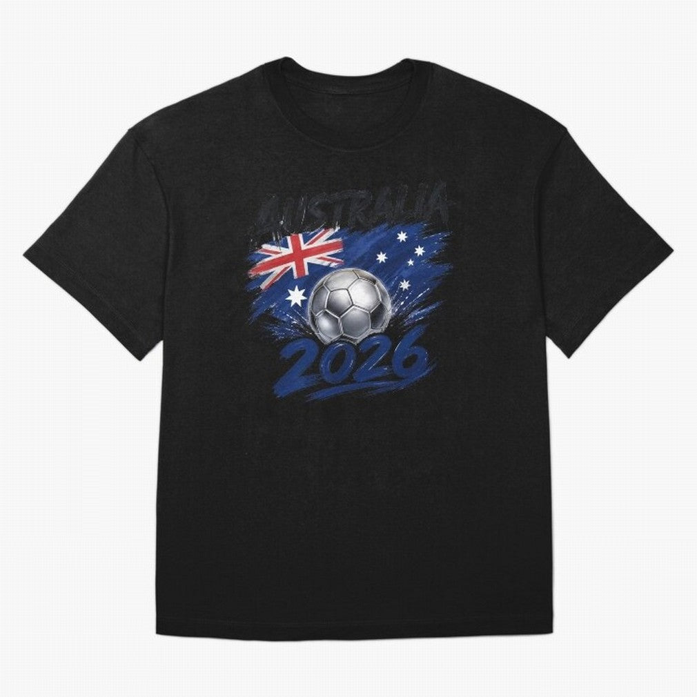 Australia Soccer 2026: Grunge Flag & Football Pride Oversized T-Shirt Upgrade FIFA World Cup 2026 USA Canada Mexico Capturing Cristiano Ronaldo, Haaland and CR7, Germany Energy, Classic Soccer Heritage, Championship Pressure, Fan Loyalty and