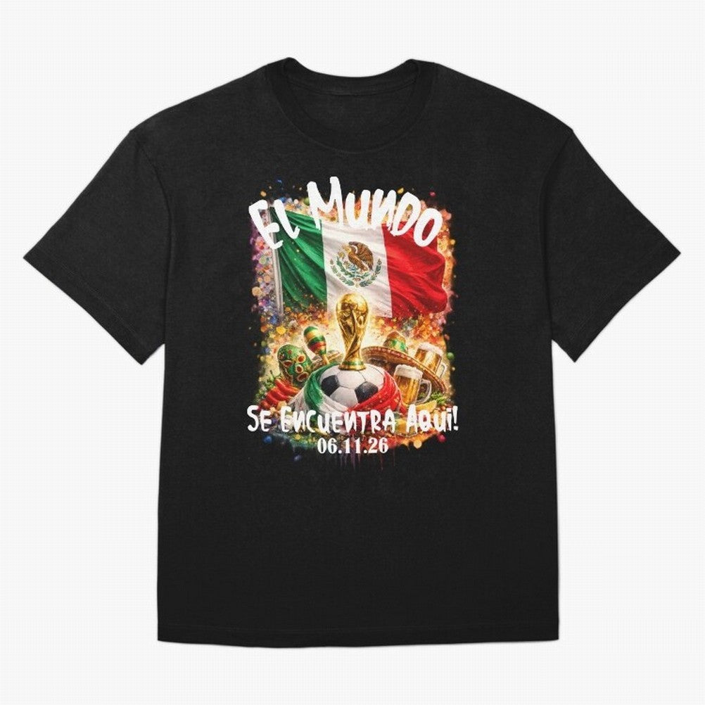 World Cup 2026 Oversized T-Shirt Bring a Champion Mindset to FIFA World Cup 2026 Group Stage Spirit, Highlighting Argentina, France and Brazil, Haaland and Mbappe, Championship Spirit, Famous Goals, Roaring Crowds and International Football Unity;