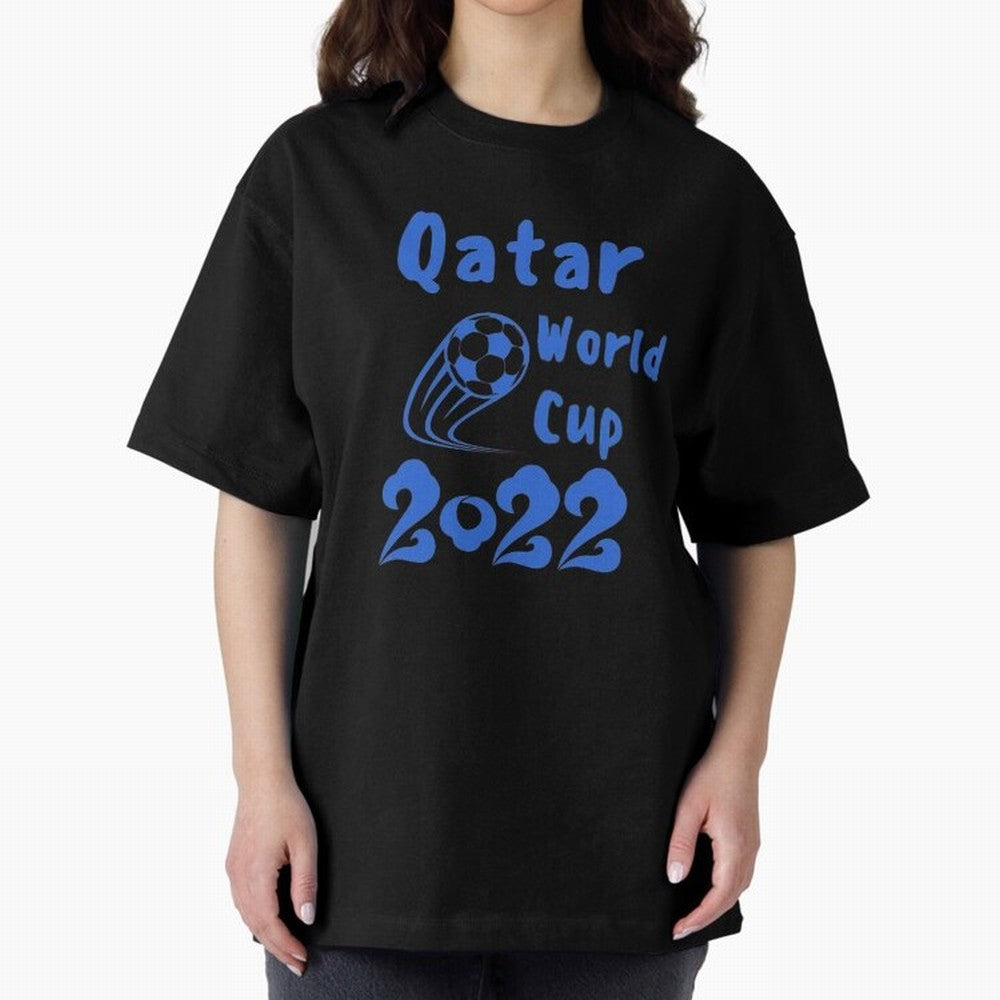 qatar world cup 2022 Oversized T-Shirt Represent Fans Who Live for FIFA World Cup 2026 Group Stage Spirit, Connected to Netherlands, Mbappe and Neymar, Worldwide Fan Energy, Dramatic Goals, Stadium Lights and Championship Celebrations; Perfect for