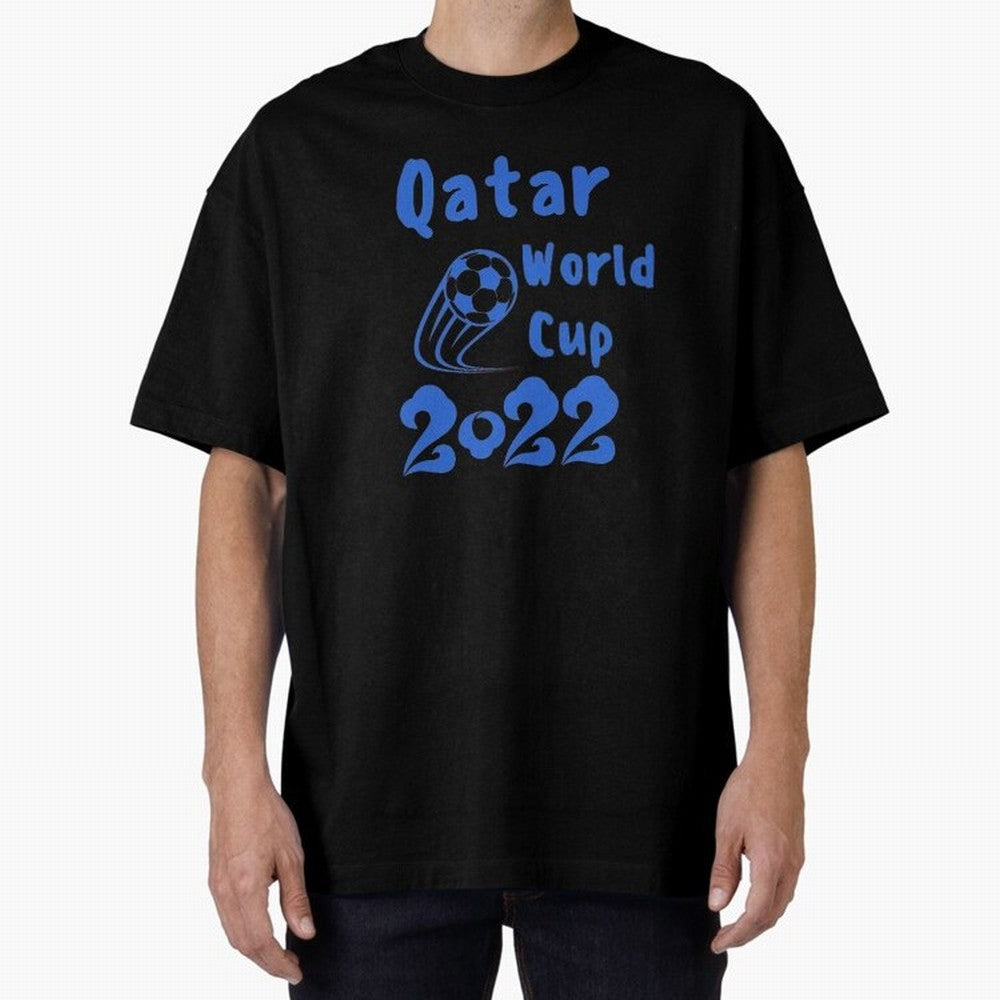 qatar world cup 2022 Oversized T-Shirt Represent Fans Who Live for FIFA World Cup 2026 Group Stage Spirit, Connected to Netherlands, Mbappe and Neymar, Worldwide Fan Energy, Dramatic Goals, Stadium Lights and Championship Celebrations; Perfect for