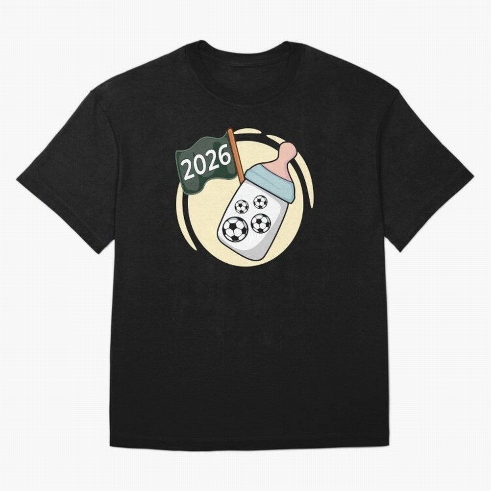 Baby 2026 FOOTBALL Oversized T-Shirt Celebrate Every Goal in Global Football Passion for FIFA World Cup 2026 USA Canada Mexico, Celebrating Mbappe, Portugal, Supporter Pride, Iconic Celebrations, Legendary Names and Global Match Day Energy; Made