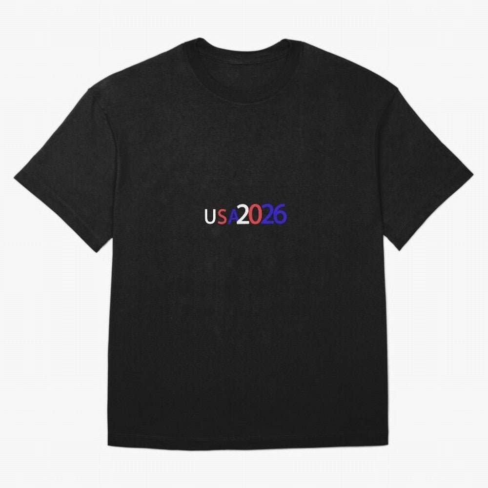USA 2026 Oversized T-Shirt Keep the Legacy of Match Day Hype around FIFA World Cup 2026 USA Canada Mexico, Messi, CR7 and Mbappe, England, Global Supporter Spirit, Legendary Goals, National Colors and Tournament Celebration; Made for Collectors Who