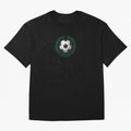 Retro Soccer 2026 Varsity Laurel Wreath Graphic Oversized T-Shirt Show Fan Pride Across FIFA World Cup 2026 USA Canada Mexico Spirit, Connected to Netherlands, Haaland and Mbappe, Football Passion, Legendary Performances, Festival Vibes and