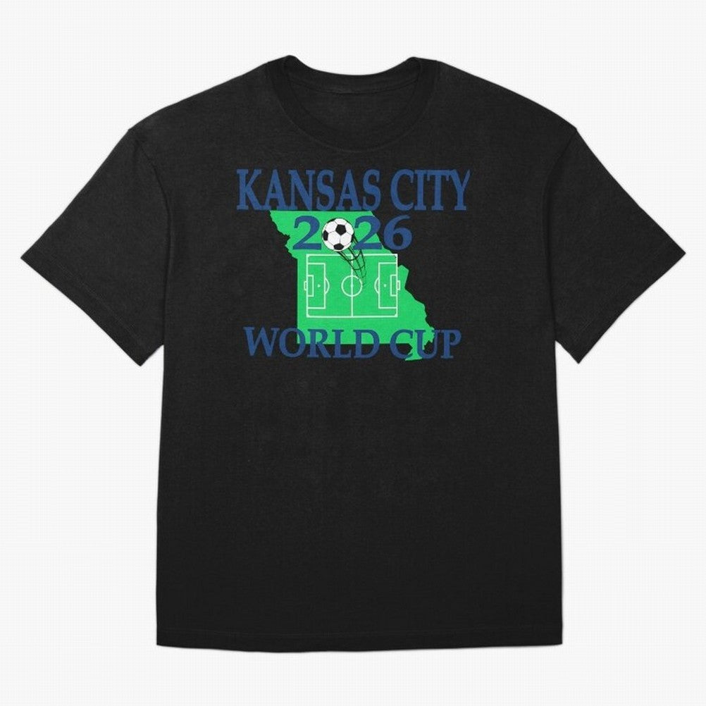 Kansas City 2026 world cup Oversized T-Shirt Feel FIFA World Cup 2026 for Fans of Haaland and Mbappe and England, France and Netherlands, Bringing Match Day Excitement, Supporter Culture, Golden Goals and Global Football Passion; Ideal for