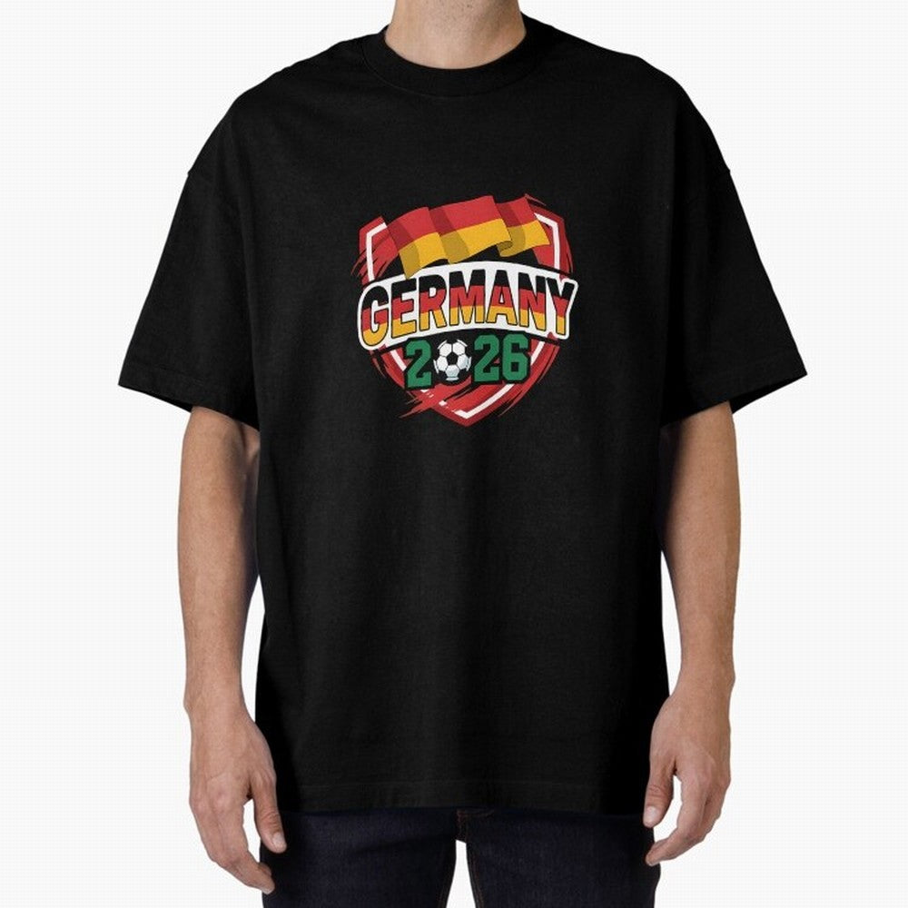 Germany World Cup 2026 Germany Football Oversized T-Shirt Celebrate the Stars of the FIFA World Cup 2026 Journey through Messi Highlights, Netherlands Pride, Goal Celebration Energy, Supporter Heritage, Football Icons and Worldwide Tournament Joy;