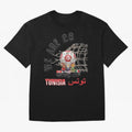 World cup 26 - Tunisia Oversized T-Shirt Celebrate Classic Football Spirit in Match Day Hype around FIFA World Cup 2026 Group Stage, Messi, Neymar and Mbappe, France and Portugal, Sports Nostalgia, International Competition, Famous Players and