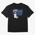 Australia 2026 Soccer Pride - Boxing Kangaroo & Dynamic Waving Flag. Oversized T-Shirt Celebrate Fan Favorites in FIFA World Cup 2026 for Fans of Messi, CR7 and Mbappe and Spain, Bringing Championship Spirit, Famous Goals, Roaring Crowds and