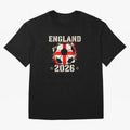 Front Print England Soccer World Cup 2026 - English Fan Gift T-Shirt_84562392 Oversized T-Shirt Celebrate Global Football Passion for FIFA World Cup 2026 Group Stage, Celebrating CR7, Germany, Global Supporter Spirit, Legendary Goals, National