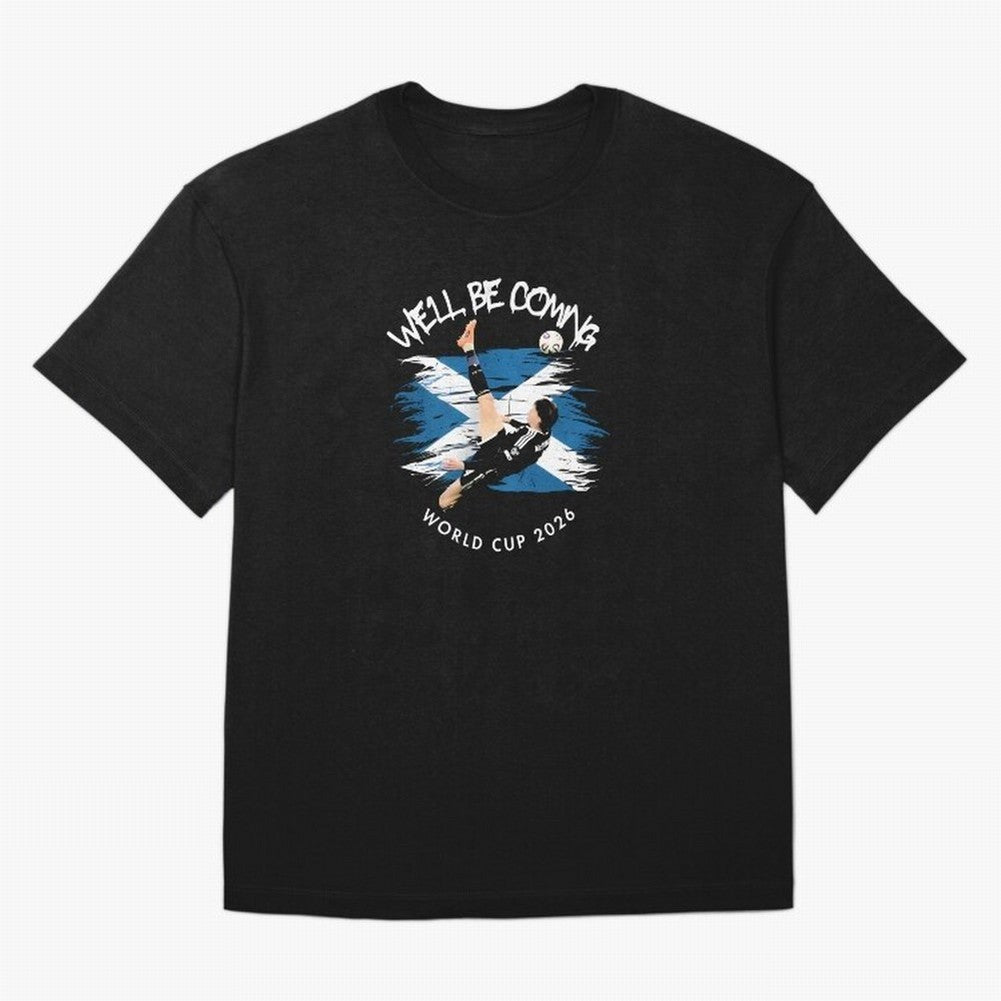 We'll be coming 2026 - Scotland World Cup 2026 ¨C Tartan Army Returns T-Shirt_83870657 Oversized T-Shirt Celebrate the Road through FIFA World Cup 2026 USA Canada Mexico Made for Neymar, Argentina Energy, Goal Celebration Energy, Supporter