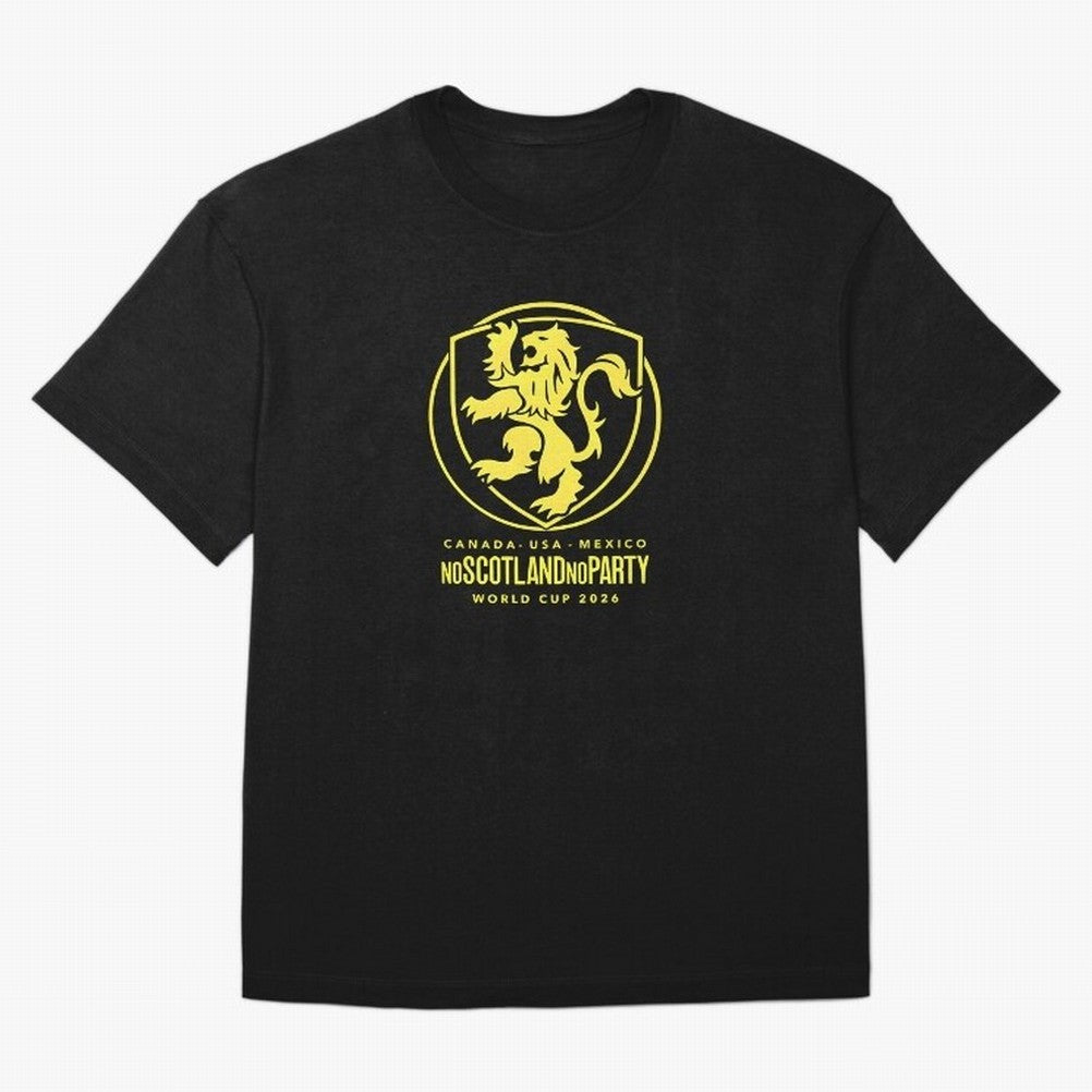 Scotland World Cup 2026 No Scotland No Party T-Shirt_83987455 Oversized T-Shirt Stand Proud for FIFA World Cup 2026 Driven by Cristiano Ronaldo, England Energy, Football Passion, Legendary Performances, Festival Vibes and Supporter Community; Great