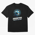 Argentina Heart of the Game ¨C Retro Soccer Fan Design Oversized T-Shirt Support the Legends of Global Football Passion for FIFA World Cup 2026, Capturing CR7, Germany, Game Day Rituals, Football Legends, Country Pride and the Road to the Final;