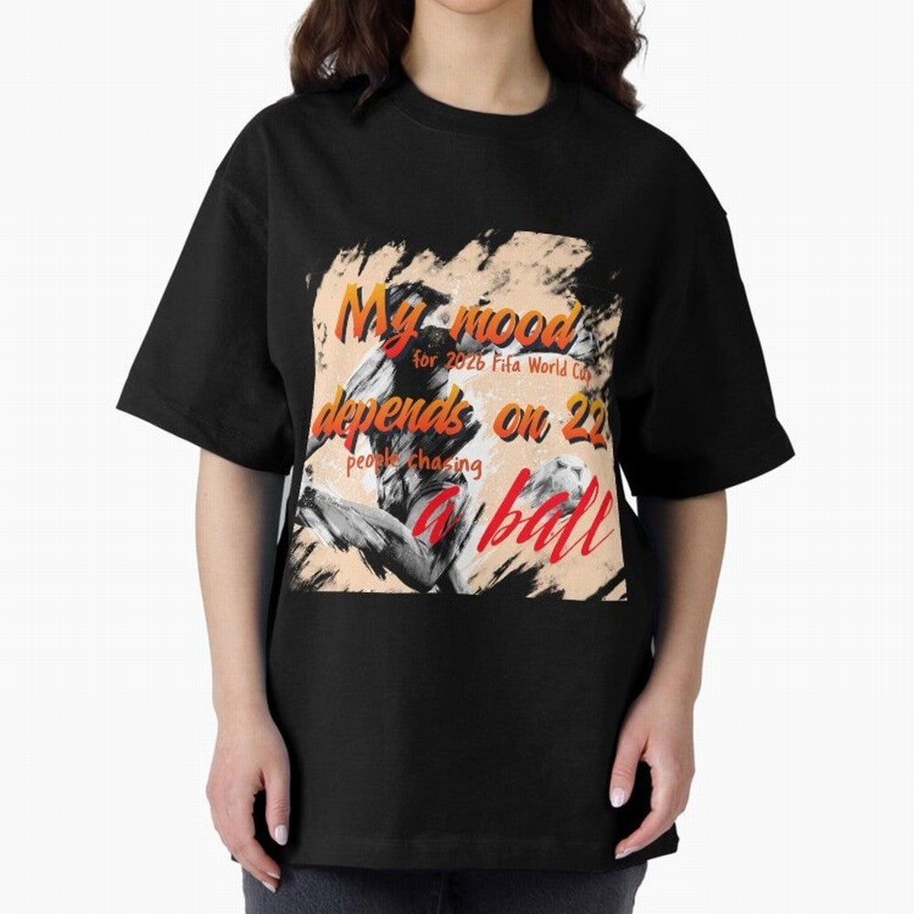 2026 World Cup T-shirt Oversized T-Shirt Bring a Champion Mindset to Match Day Hype around FIFA World Cup 2026 USA Canada Mexico, Neymar, Spain and Netherlands, Vintage Soccer Flavor, Modern Football Stars, National Flags and Final Night Emotion;