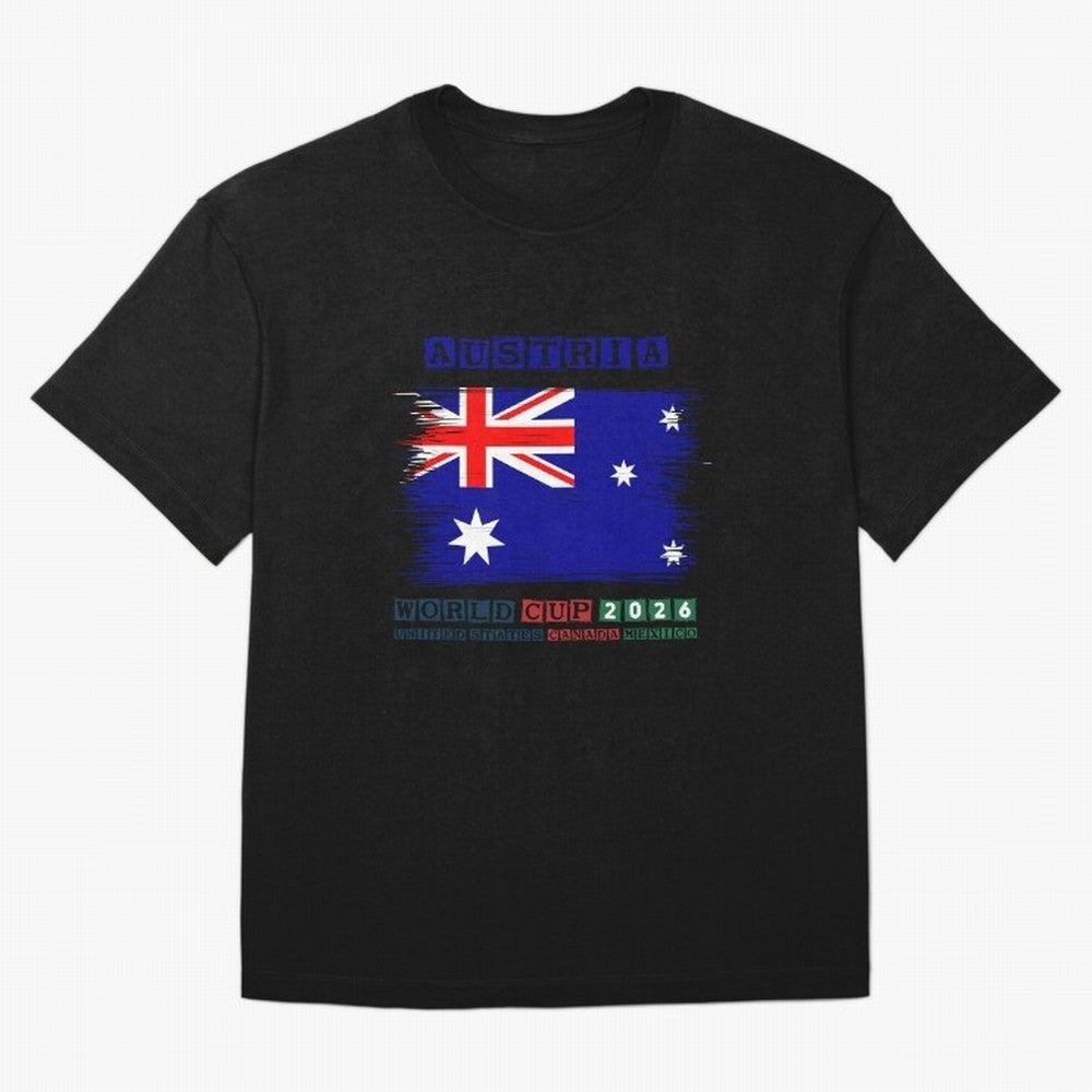 AUSTRIA WORLD CUP 2026 Oversized T-Shirt Make Your Look Match the FIFA World Cup 2026 Group Stage Journey through Messi, CR7 and Mbappe Highlights, France Pride, Football History, Final Match Energy, Crowd Noise and Once in a Lifetime Moments;