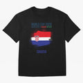 CROATIA WORLD CUP 2026 Oversized T-Shirt Enjoy Match Day Hype around FIFA World Cup 2026 USA Canada Mexico, Messi, England, Retro Football Energy, Iconic Rivalries, Trophy Chase Drama and Stadium Atmosphere; Ideal for Fans Who Follow Messi,