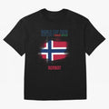 NORWAY WORLD CUP 2026 Oversized T-Shirt Back Your Heroes with Global Football Passion for FIFA World Cup 2026 USA Canada Mexico, Featuring Haaland and Mbappe, England and Germany, Stadium Memories, Football Loyalty, International Chants and