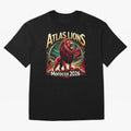 Morocco Football - World Cup 2026 Oversized T-Shirt Carry the Dream of Global Football Passion for FIFA World Cup 2026, Featuring Messi and Cristiano Ronaldo, England, France and Netherlands, Global Supporter Spirit, Legendary Goals, National