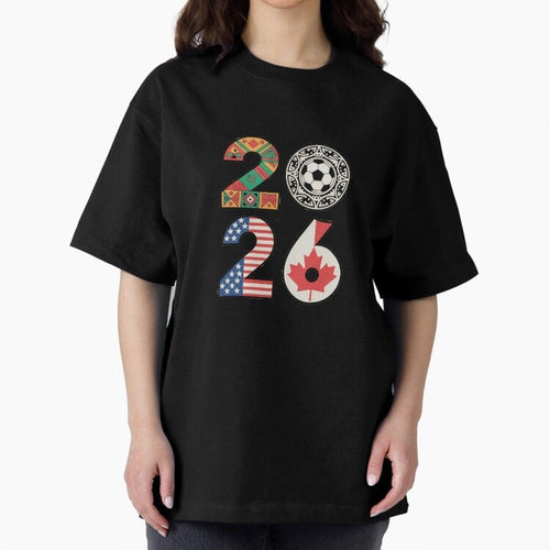 2026 Football Countries Design ¨C USA, Canada & Mexico Inspired Art Oversized T-Shirt Join FIFA World Cup 2026 Made for Messi and Cristiano Ronaldo, England Energy, Vintage Soccer Flavor, Modern Football Stars, National Flags and Final Night