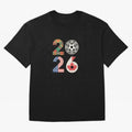 2026 Football Countries Design ¨C USA, Canada & Mexico Inspired Art Oversized T-Shirt Join FIFA World Cup 2026 Made for Messi and Cristiano Ronaldo, England Energy, Vintage Soccer Flavor, Modern Football Stars, National Flags and Final Night