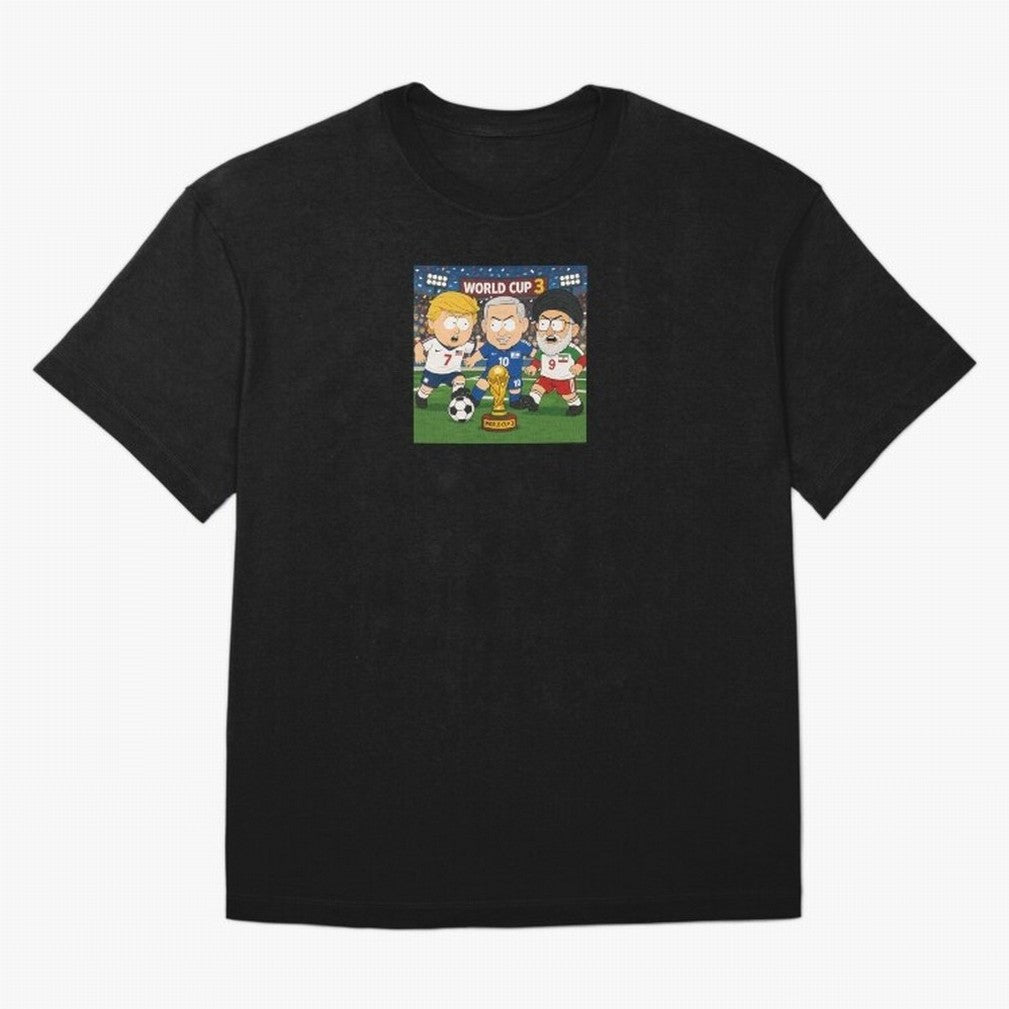 WORLD CUP 3 Oversized T-Shirt Make Game Day About FIFA World Cup 2026 USA Canada Mexico Spirit, Capturing France and Portugal, Messi, CR7 and Mbappe, Soccer Culture, Superstar Moments, National Team Dreams and Competitive Fire; Perfect for Fans,