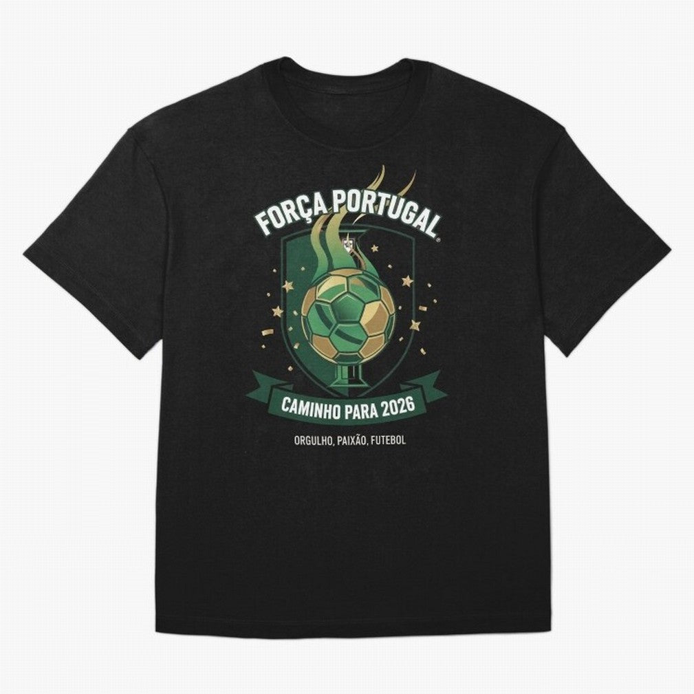 Portugal World Cup 2026 Fan Art Oversized T-Shirt Create Match Day Hype around FIFA World Cup 2026 Group Stage, Messi, Germany, Goal Celebration Energy, Supporter Heritage, Football Icons and Worldwide Tournament Joy; Built for Supporters Chasing