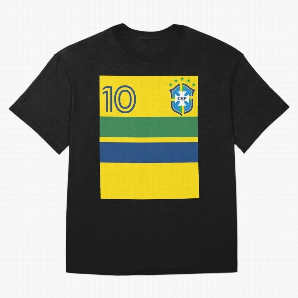 Brazil | 2026 World Cup Fan Apparel Oversized T-Shirt Represent Fans Who Live for FIFA World Cup 2026 Group Stage for Fans of Haaland and Mbappe and France, Bringing Global Supporter Spirit, Legendary Goals, National Colors and Tournament