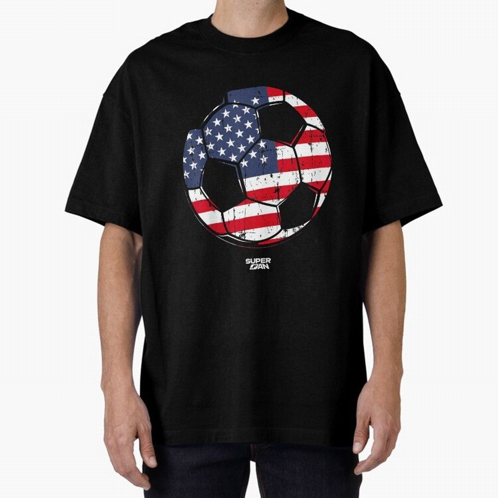 2026 USA Soccer Fan World Cup Oversized T-Shirt Discover FIFA World Cup 2026 USA Canada Mexico with Neymar, Haaland and Cristiano Ronaldo, Argentina, France and Brazil Energy, Tournament Hype, Historic Matchups, Family Viewing Parties and Global
