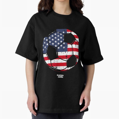 2026 USA Soccer Fan World Cup Oversized T-Shirt Discover FIFA World Cup 2026 USA Canada Mexico with Neymar, Haaland and Cristiano Ronaldo, Argentina, France and Brazil Energy, Tournament Hype, Historic Matchups, Family Viewing Parties and Global