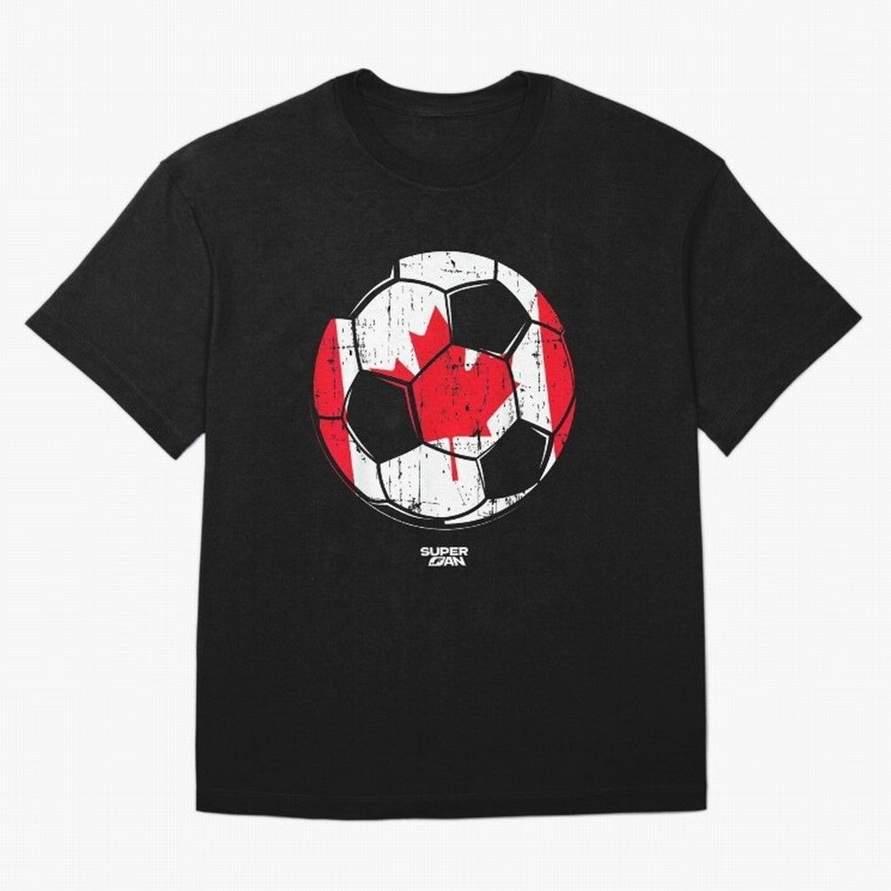 2026 Canada Soccer Fan World Cup Oversized T-Shirt Create Match Day Hype around FIFA World Cup 2026, Messi, CR7 and Mbappe, Argentina and Brazil, Stadium Chants, National Pride, Trophy Dreams and Unforgettable Football Memories; Created for Match
