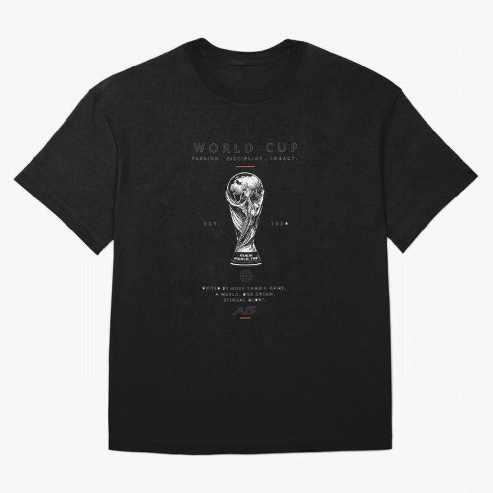 World Cup Football Streetwear Design Oversized T-Shirt Feel the FIFA World Cup 2026 Group Stage Journey through Messi and Cristiano Ronaldo Highlights, Argentina and Brazil Pride, Match Day Excitement, Supporter Culture, Golden Goals and Global