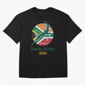 South Africa 2026 Oversized T-Shirt Step into the FIFA World Cup 2026 Journey through Mbappe Highlights, England and Germany Pride, Football Passion, Legendary Performances, Festival Vibes and Supporter Community; Ideal for Football Dads, Football