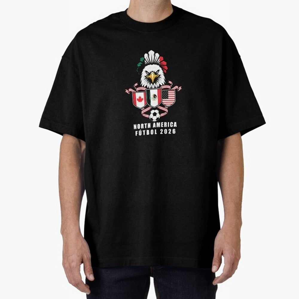 North America Football Spirit 2026 T-Shirt_82768088 Oversized T-Shirt Follow the Final Road of Match Day Hype around FIFA World Cup 2026, Cristiano Ronaldo, Haaland and CR7, Netherlands, Sports Nostalgia, International Competition, Famous Players