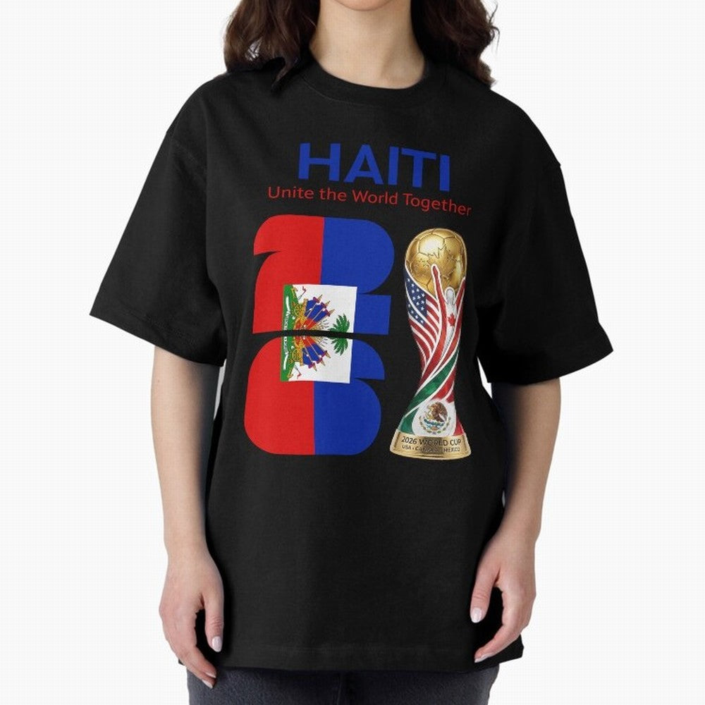 World Cup 2026, IMG 024, HAITI 014 Oversized T-Shirt Show Up for the Glory of Global Football Passion for FIFA World Cup 2026 Group Stage, Built around Neymar, Germany, Game Day Rituals, Football Legends, Country Pride and the Road to the Final;