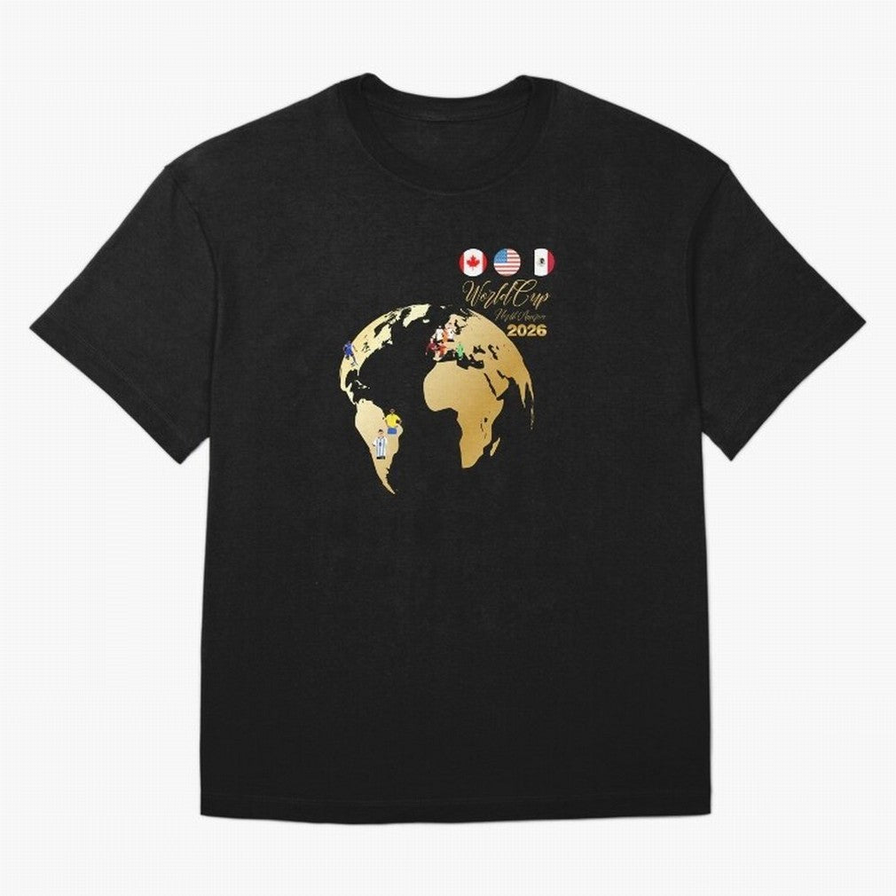 World Cup 2026 T-Shirt_70890629 Oversized T-Shirt Honor Football Greatness during FIFA World Cup 2026 USA Canada Mexico for Fans of Haaland and England, Bringing Stadium Chants, National Pride, Trophy Dreams and Unforgettable Football Memories;