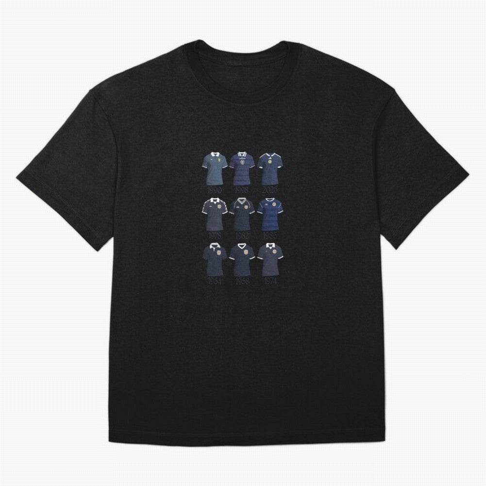 Scotland World Cup Kits Oversized T-Shirt Show Up for the Glory of Global Football Passion for FIFA World Cup 2026 Group Stage, Built around Neymar, Germany, Game Day Rituals, Football Legends, Country Pride and the Road to the Final; Great for