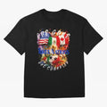 2026 World Cup Oversized T-Shirt Honor the FIFA World Cup 2026 Journey through Haaland and Mbappe Highlights, Brazil, Portugal and Argentina Pride, Vintage Soccer Flavor, Modern Football Stars, National Flags and Final Night Emotion; Great for