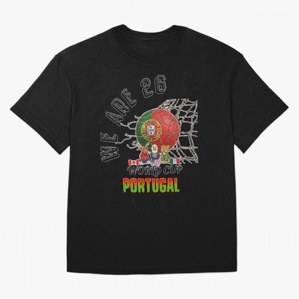 World cup 26 - Portugal Oversized T-Shirt Capture Stadium Memories from FIFA World Cup 2026 with Messi, Portugal Energy, Worldwide Fan Energy, Dramatic Goals, Stadium Lights and Championship Celebrations; Created for Match Day Parties, Soccer