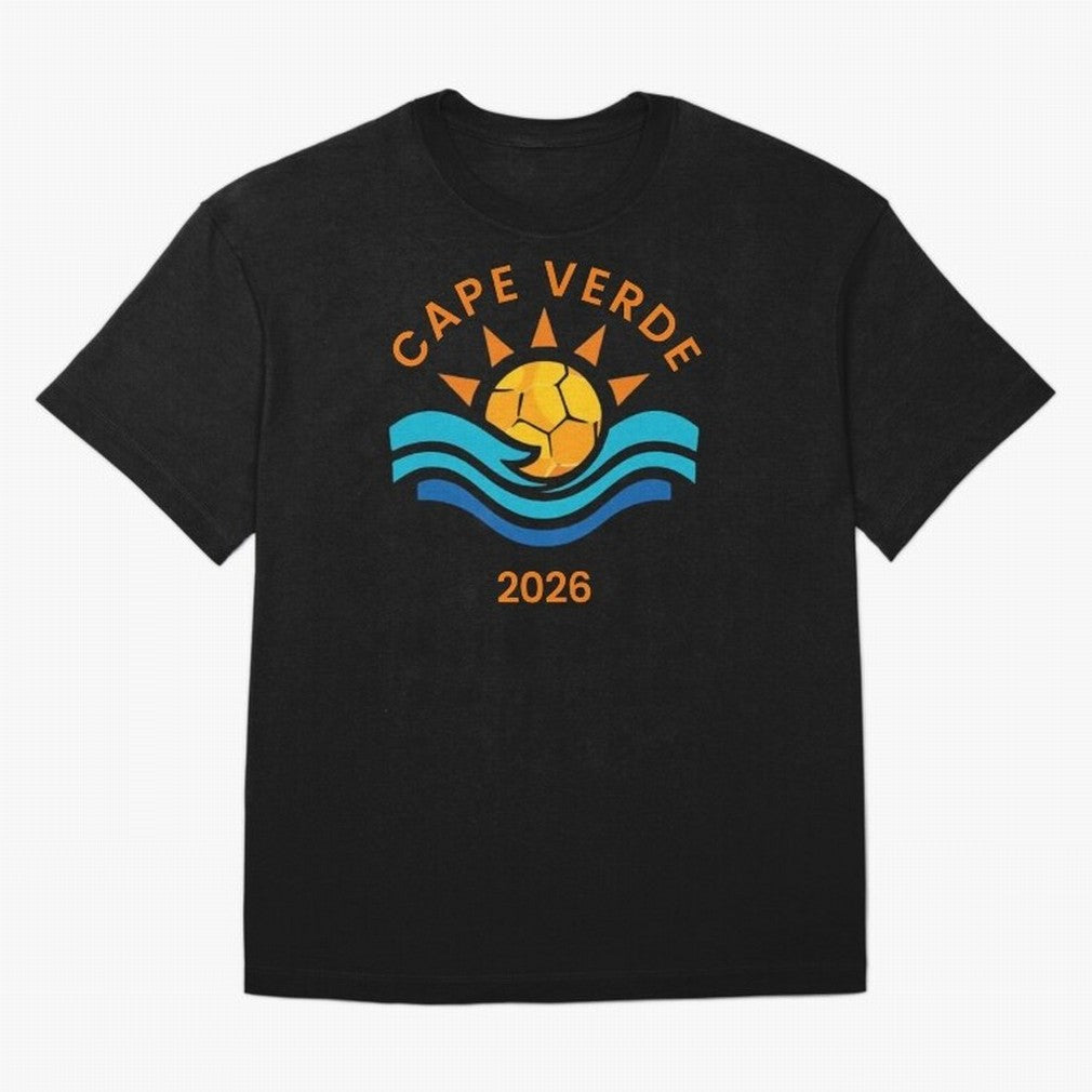 Cape Verde 2026 Oversized T-Shirt Celebrate Soccer Greatness during Match Day Hype around FIFA World Cup 2026 USA Canada Mexico, Messi, CR7 and Mbappe, Germany, Football History, Final Match Energy, Crowd Noise and Once in a Lifetime Moments; Ideal