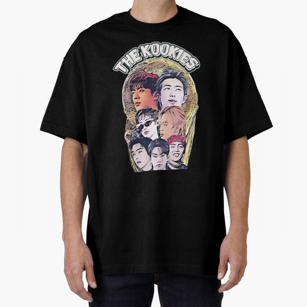 The Kookies - BTS Design Oversized T-Shirt Support Iconic Players in FIFA World Cup 2026 Spirit, Built around Argentina, France and Brazil, Neymar, Haaland and Cristiano Ronaldo, Football Passion, Legendary Performances, Festival Vibes and