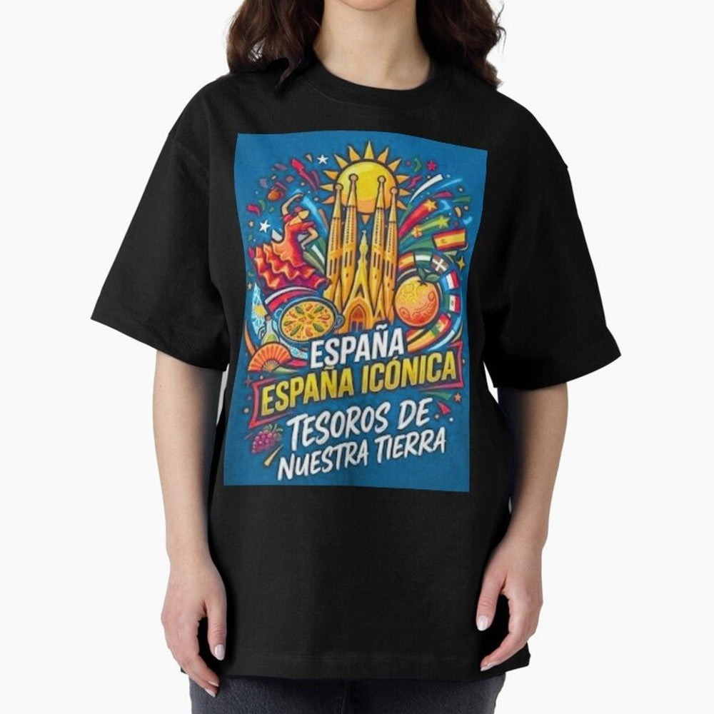 Spain Oversized T-Shirt Relive the FIFA World Cup 2026 Journey through Haaland and Mbappe Highlights, England Pride, Retro Football Energy, Iconic Rivalries, Trophy Chase Drama and Stadium Atmosphere; Made for Collectors Who Enjoy Iconic Players,