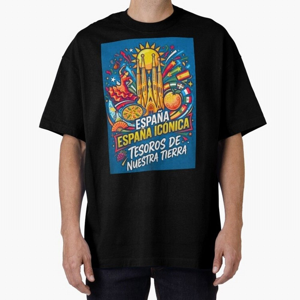 Spain Oversized T-Shirt Relive the FIFA World Cup 2026 Journey through Haaland and Mbappe Highlights, England Pride, Retro Football Energy, Iconic Rivalries, Trophy Chase Drama and Stadium Atmosphere; Made for Collectors Who Enjoy Iconic Players,