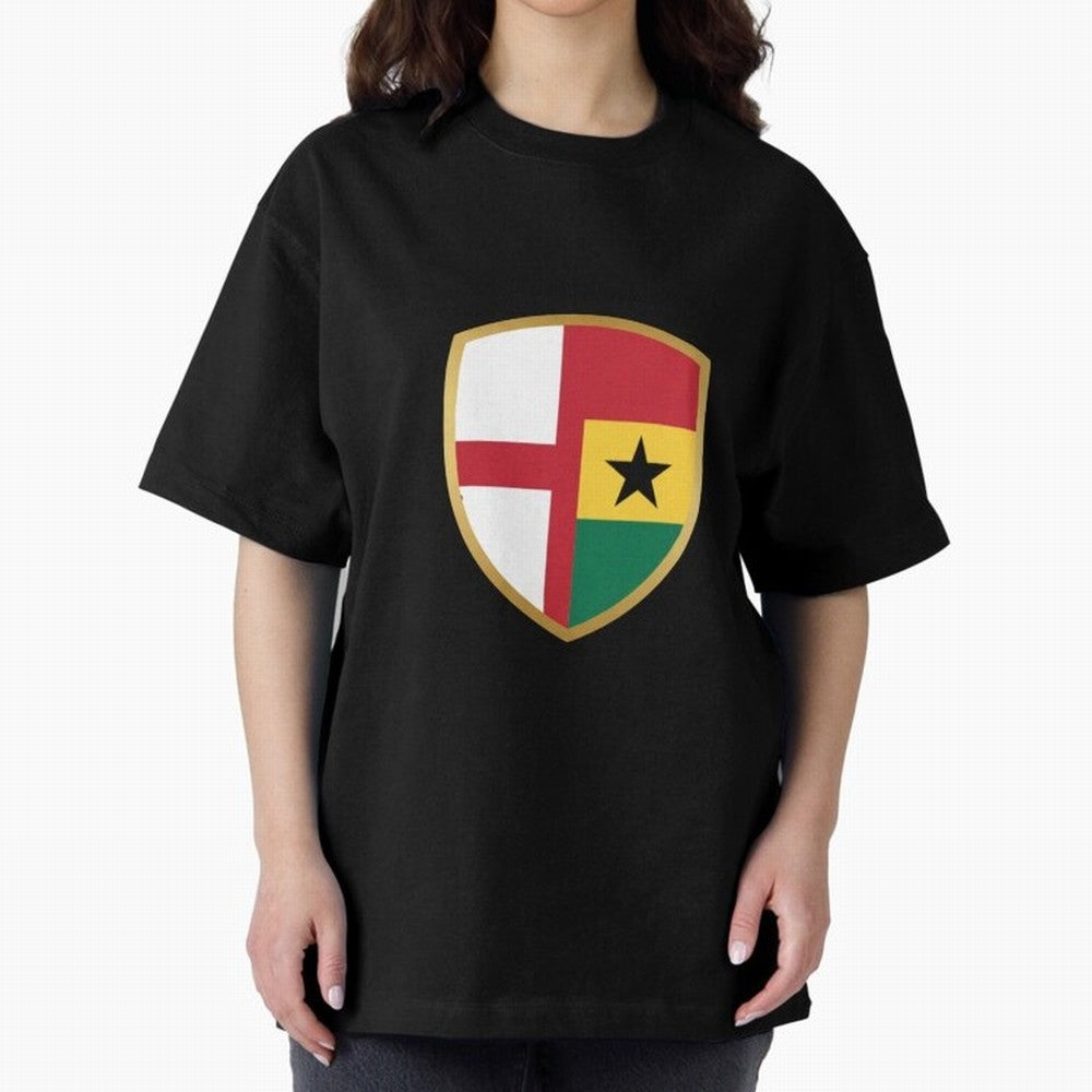 FIFA World Cup - England v Ghana Oversized T-Shirt Bring International Match Energy to Match Day Hype around FIFA World Cup 2026 USA Canada Mexico, Neymar, Haaland and Cristiano Ronaldo, Brazil, Portugal and Argentina, Supporter Pride, Iconic