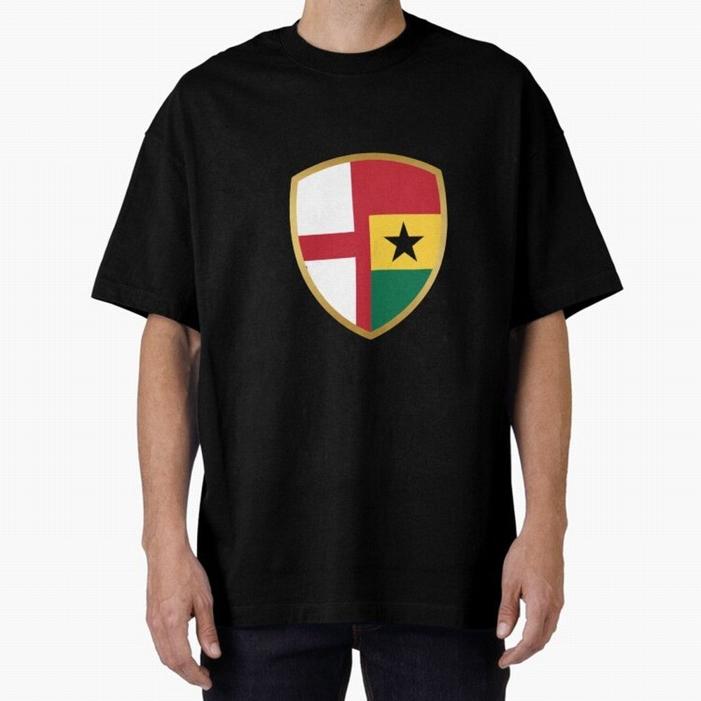 FIFA World Cup - England v Ghana Oversized T-Shirt Bring International Match Energy to Match Day Hype around FIFA World Cup 2026 USA Canada Mexico, Neymar, Haaland and Cristiano Ronaldo, Brazil, Portugal and Argentina, Supporter Pride, Iconic