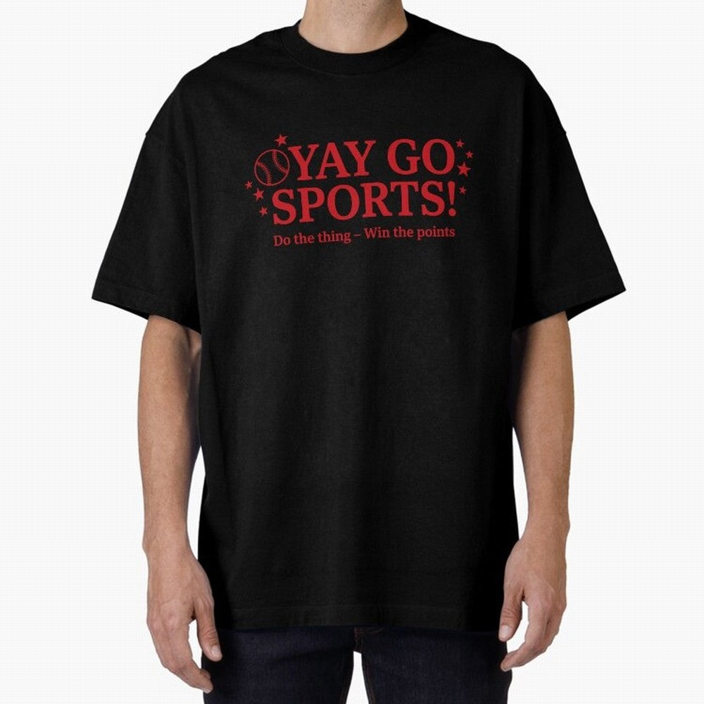 Yay Go Sports Oversized T-Shirt Enjoy the Biggest Football Party of FIFA World Cup 2026 USA Canada Mexico for Fans of Haaland and Mbappe and Brazil, Bringing Fan Favorite Moments, National Team Passion, Big Match Drama and Soccer History; Created