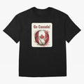 Go Canada Soccer Ball Flag | Canadian Football Fan Graphic Tee Oversized T-Shirt Bring Retro Soccer Energy to FIFA World Cup 2026 USA Canada Mexico Built around Cristiano Ronaldo, France and Portugal Energy, Fan Favorite Moments, National Team