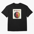 Go Germany Soccer Ball Flag | German Football Fan Graphic Tee Oversized T-Shirt Represent Football Lovers during FIFA World Cup 2026 USA Canada Mexico for Fans of Mbappe and Brazil, Portugal and Argentina, Bringing Retro Football Energy, Iconic