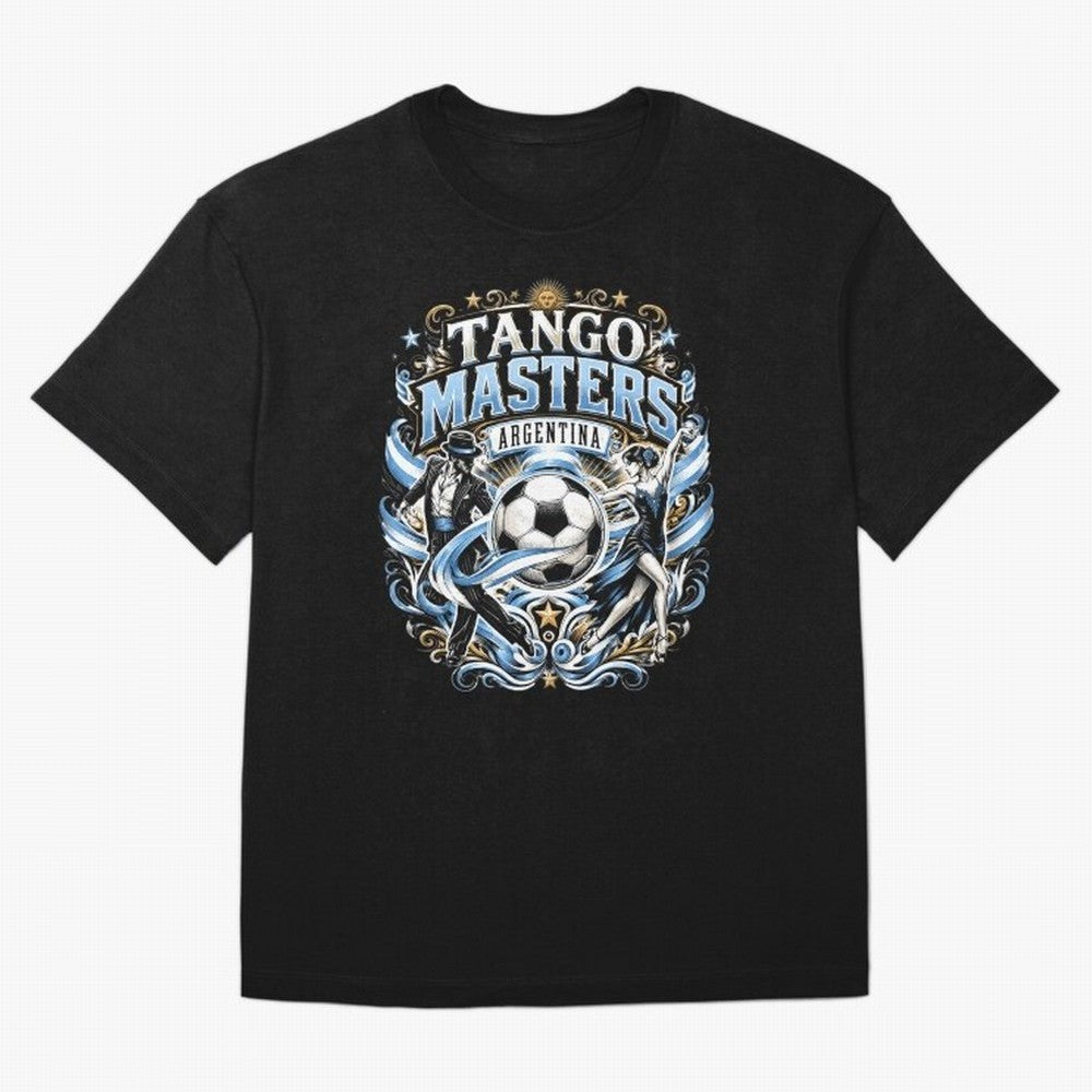 Tango Masters Argentina World Cup 2026 Oversized T-Shirt Make Every Kick Count in FIFA World Cup 2026 Group Stage Spirit, Connected to France, Cristiano Ronaldo, Haaland and CR7, Supporter Pride, Iconic Celebrations, Legendary Names and Global