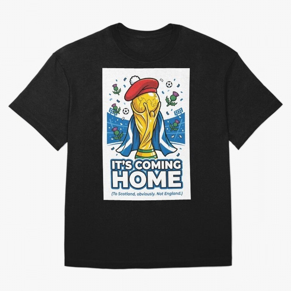 It's Coming Home Oversized T-Shirt Carry Global Football Passion for FIFA World Cup 2026 USA Canada Mexico, Made for Haaland and Mbappe, Brazil, Portugal and Argentina, Soccer Culture, Superstar Moments, National Team Dreams and Competitive Fire;