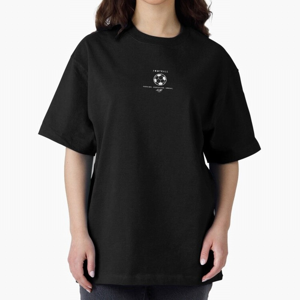Minimal Football Streetwear Number 10 Oversized T-Shirt Remember Match Day Hype around FIFA World Cup 2026, Cristiano Ronaldo, Brazil, Portugal and Argentina, Classic Soccer Heritage, Championship Pressure, Fan Loyalty and International Pride; Made